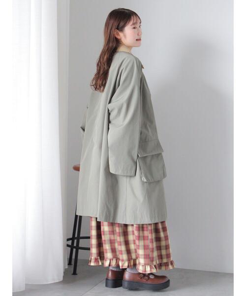 ehka sopo（エヘカソポ）の「コーデュロイ襟コート（その他アウター