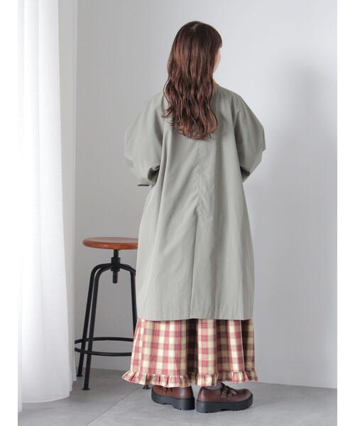 ehka sopo（エヘカソポ）の「コーデュロイ襟コート（その他アウター・レディース・ベージュ/カーキ/オリーブ・F）」の10枚目の写真