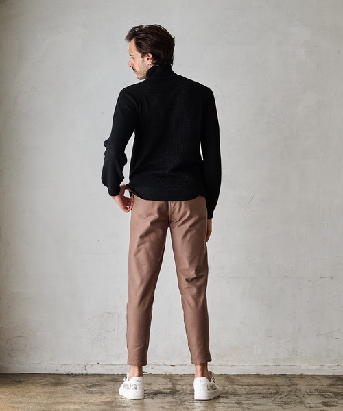 RATTLE TRAP（ラトルトラップ）の「ハイゲージ(12GG)タートルネックニット（ニット/セーター・メンズ・ブラック/ホワイト/ベージュ系その他・M/L/LL）」の17枚目の写真