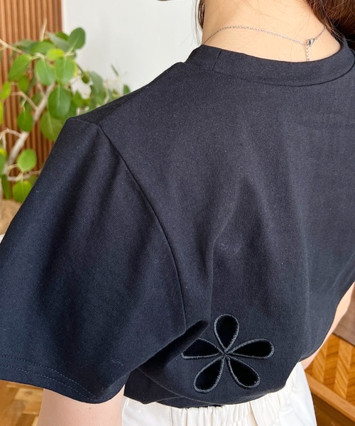 美品 COACH コーチ Tシャツ フラワー 刺繍 レディース M - メルカリ