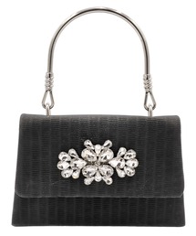 Retica（レティカ）の「結婚式バッグ キラキラ フラワーカットビジュー 2way ラメ ミニ ハンドバッグ パーティー （ハンドバッグ）」