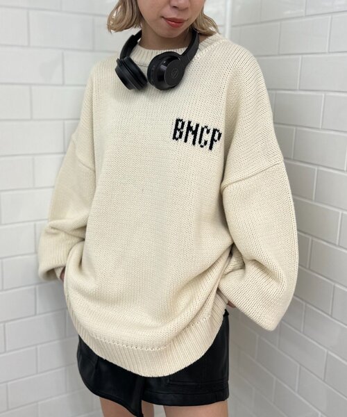 CIAOPANIC(チャオパニック)の「【BNCP】モンスターロゴジャガードニット(ニット/セーター・レディース・チャコールグレー/オフホワイト/ネイビー・FREE)」の15枚目の写真