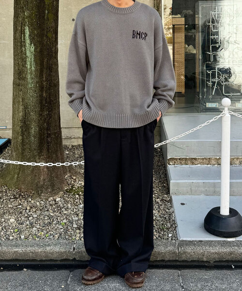 CIAOPANIC(チャオパニック)の「【BNCP】モンスターロゴジャガードニット(ニット/セーター・レディース・チャコールグレー/オフホワイト/ネイビー・FREE)」の22枚目の写真