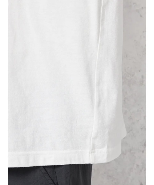 HARUYAMA(ハルヤマ)の「【LOGOS-ロゴス-】 天竺プリントTシャツ リサイクル素材 カジュアルインナー 無地 秋冬(Tシャツ/カットソー・メンズ・カーキ/オフホワイト/ネイビー/ブラウン・M/L/LL)」の10枚目の写真