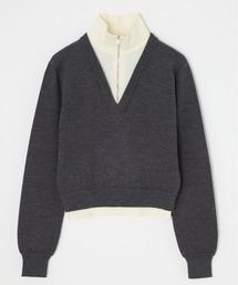 THROW by SLY | THROW LAYERED STAND HG TOPS レイヤード スタンド ハイゲージ トップス(ニット/セーター)