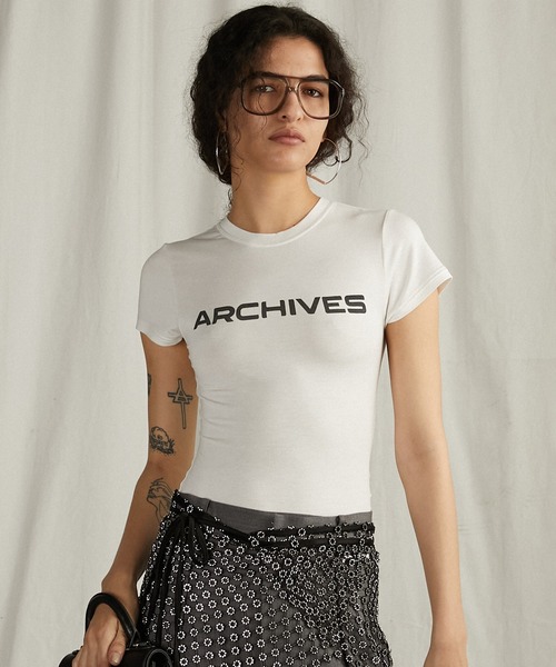 PRANK PROJECT(プランクプロジェクト)の「コンパクトarchives-T / Compact Archives Tee(Tシャツ/カットソー・レディース・ホワイト/グレー/ブラック・FREE)」の1枚目の写真