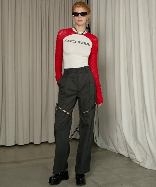 PRANK PROJECT(プランクプロジェクト)の「コンパクトarchives-T / Compact Archives Tee(Tシャツ/カットソー・レディース・ホワイト/グレー/ブラック・FREE)」の8枚目の写真