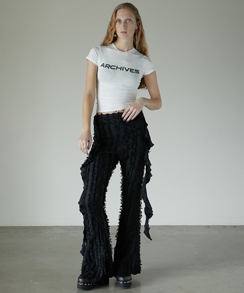 PRANK PROJECT(プランクプロジェクト)の「コンパクトarchives-T / Compact Archives Tee(Tシャツ/カットソー・レディース・ホワイト/グレー/ブラック・FREE)」の7枚目の写真