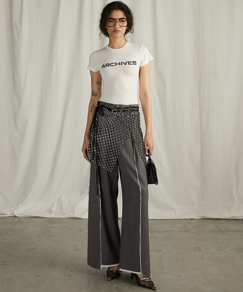 PRANK PROJECT(プランクプロジェクト)の「コンパクトarchives-T / Compact Archives Tee(Tシャツ/カットソー・レディース・ホワイト/グレー/ブラック・FREE)」の5枚目の写真