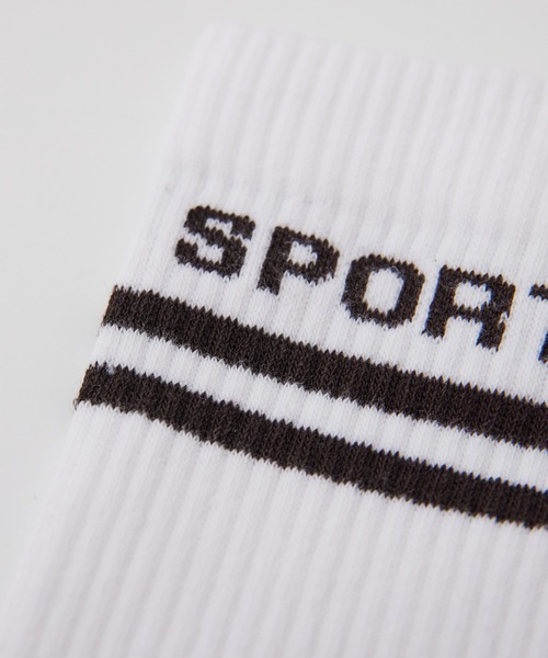 【SPORTY&RICH】Bold ロゴソックス（ソックス/靴下）｜SPORTY&RICH（スポーティアンドリッチ）