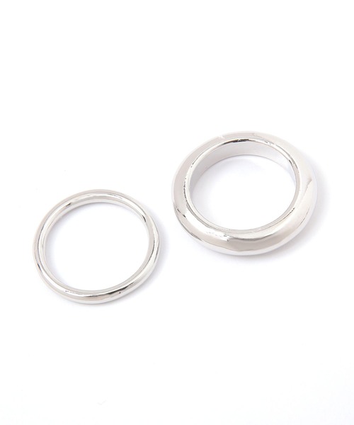 LOWRYS FARM（ローリーズファーム）の「３セットリング 283648（リング・レディース・ホワイト/その他1・FREE）」の3枚目の写真