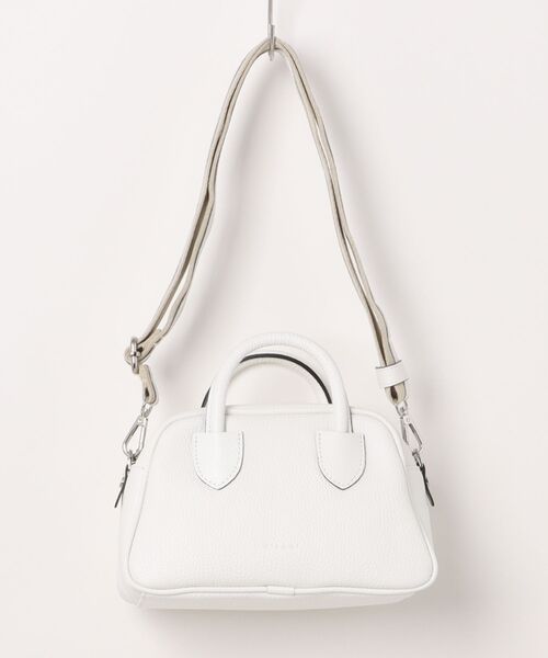 RIPANI(リパーニ)の「【RIPANI】レザーミニボストンバッグ(Q56401)(ボストンバッグ・レディース・ホワイト/ブラック/レッド/ライトブルー・ALL)」の2枚目の写真