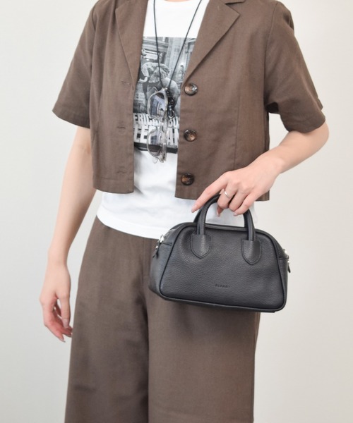 RIPANI(リパーニ)の「【RIPANI】レザーミニボストンバッグ(Q56401)(ボストンバッグ・レディース・ホワイト/ブラック/レッド/ライトブルー・ALL)」の16枚目の写真