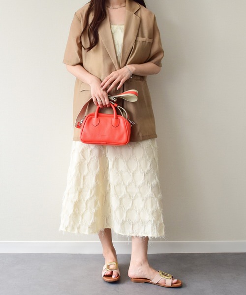 RIPANI(リパーニ)の「【RIPANI】レザーミニボストンバッグ(Q56401)(ボストンバッグ・レディース・ホワイト/ブラック/レッド/ライトブルー・ALL)」の15枚目の写真