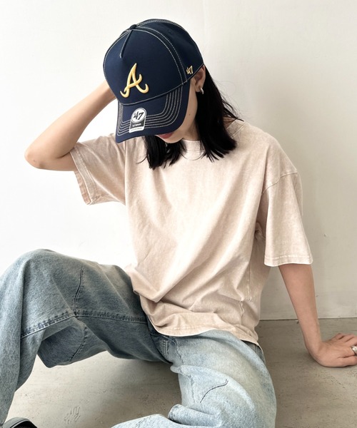 '47（フォーティーセブン）の「【日本未発売】'47(フォーティーセブン)/CONTRAST STITCH 47 MVP DT/エムブイピー ロゴ刺繍 コントラスト ステッチ キャップ 帽子（キャップ・レディース・パープル/グリーン/キャメル/ネイビー・FREE）」の21枚目の写真