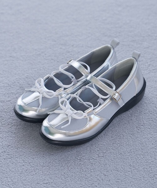 ODETTE E ODILE｜Nメッシュレースアップ フラット10↑ | Rakuten