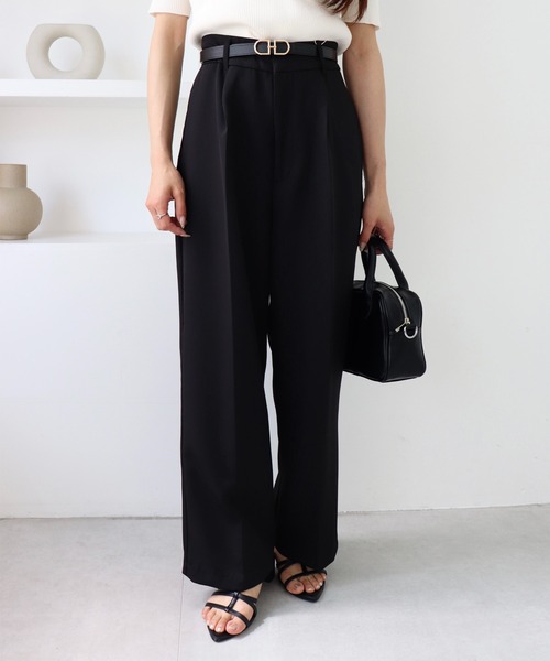 INGNI（イング）の「【WEB限定】サイドリボンカットアウトフレアデニム