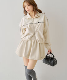 Chico（チコ）の「切り替えサテンライクバルーンスカート（スカート・レディース）」