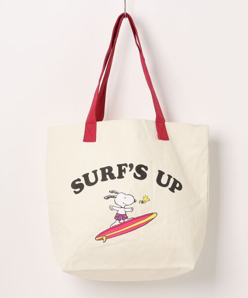 PEANUTS（ピーナッツ）の「PEANUTS キャンバストートバッグ（トートバッグ・レディース・ライトホワイト/アイボリー/ストーン/オフホワイト・FREE）」の7枚目の写真
