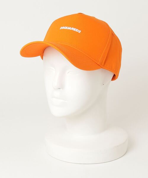 DSQUARED2（ディースクエアード）の「DSQUARED2 MINI LOGO BASEBALL CAP /0252（キャップ・レディース・オレンジ/ピンク・FREE）」の2枚目の写真