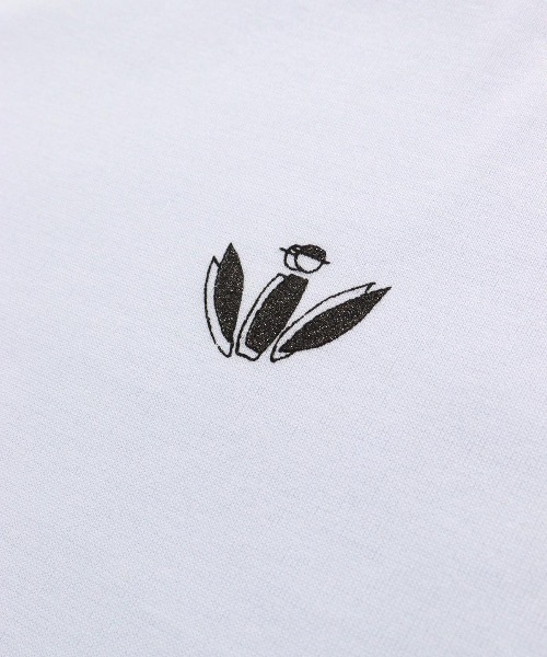 STUDIO PICONE(スタジオピッコーネ)の「ハーフスリーブ刺繍プルオーバー(Tシャツ/カットソー・レディース・ブラック/ライトブルー/ホワイト×ブラック/ホワイト×ブルー・M/L/LL)」の20枚目の写真