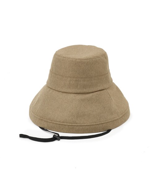 grove（グローブ）の「エッジアップワイドブリムハット（ハット・レディース・ブラック系3/ダークブラウン系3/ベージュ系3・00）」の2枚目の写真