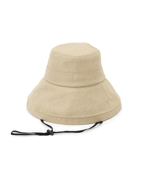 grove（グローブ）の「エッジアップワイドブリムハット（ハット・レディース・ブラック系3/ダークブラウン系3/ベージュ系3・00）」の4枚目の写真