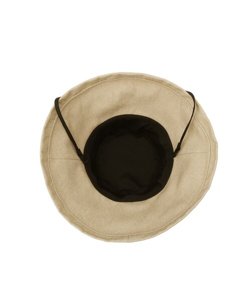 grove（グローブ）の「エッジアップワイドブリムハット（ハット・レディース・ブラック系3/ダークブラウン系3/ベージュ系3・00）」の7枚目の写真