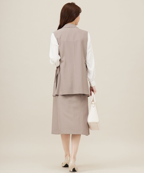 ANY SIS（エニィスィス）の「【UVカット・接触冷感・吸水速乾】スマートビューティストレッチ  ジレ（その他アウター・レディース・ネイビー系/黄土色系/ライトグレー系・2）」の20枚目の写真