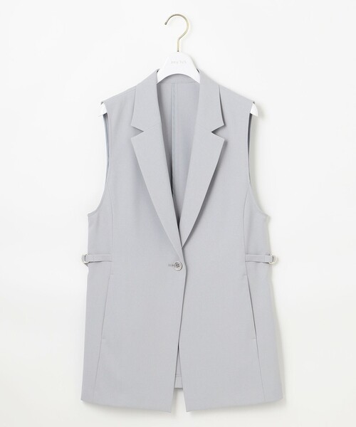 ANY SIS（エニィスィス）の「【UVカット・接触冷感・吸水速乾】スマートビューティストレッチ  ジレ（その他アウター・レディース・ネイビー系/黄土色系/ライトグレー系・2）」の5枚目の写真