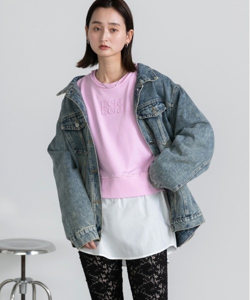 ad thie(アドティエ)の「シャツレイヤード ロングタンクトップ(タンクトップ・レディース・ブルー系/ネイビー系/オフホワイト・FREE)」の5枚目の写真