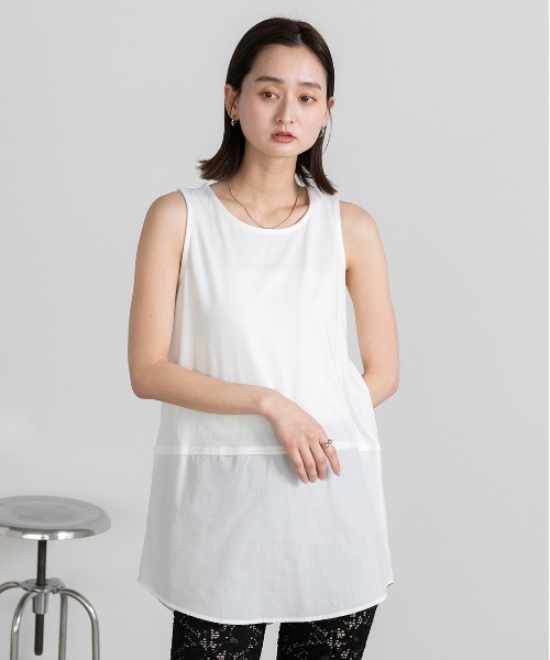 OAF TANK DOCKING TEE レイヤード タンクトップ トップス oaf 韓国 TANK DOCKING TEE レイヤード タンクトップ - メルカリ
