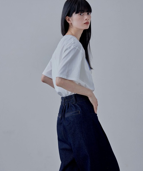 フォトプリントオーバーサイズTシャツ（Tシャツ/カットソー）｜etoll