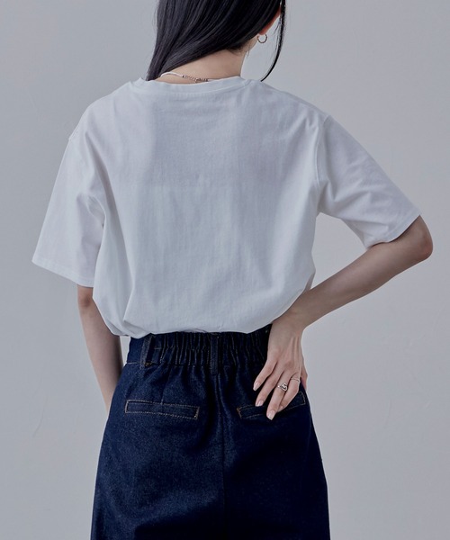 フォトプリントオーバーサイズTシャツ（Tシャツ/カットソー）｜etoll