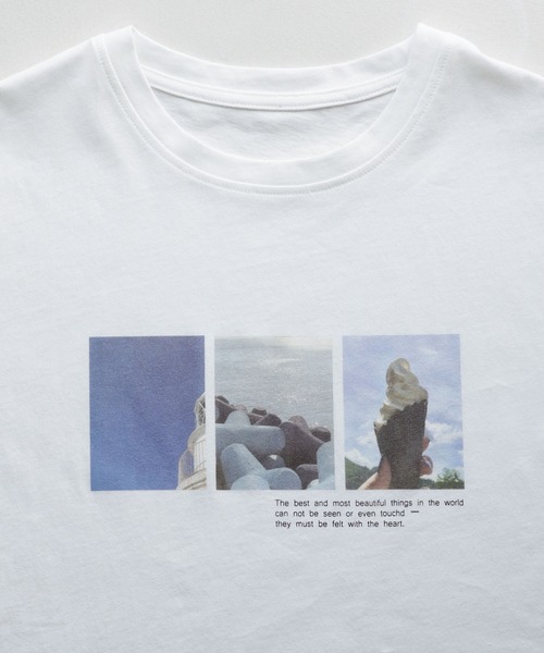 フォトプリントオーバーサイズTシャツ（Tシャツ/カットソー）｜etoll