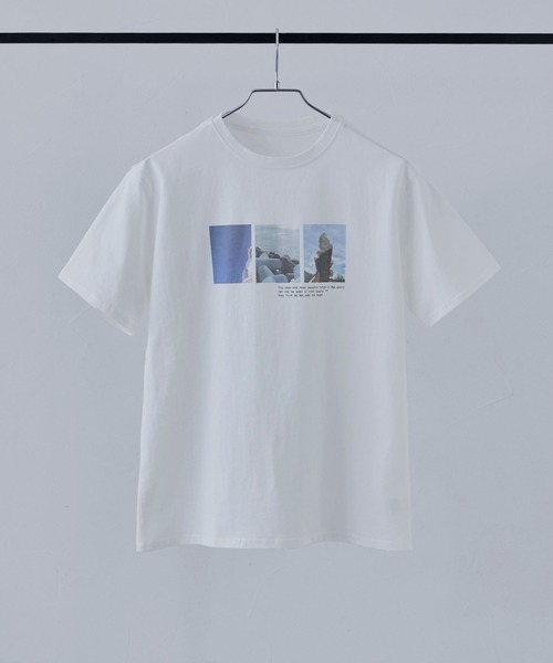 フォトプリントオーバーサイズTシャツ（Tシャツ/カットソー）｜etoll