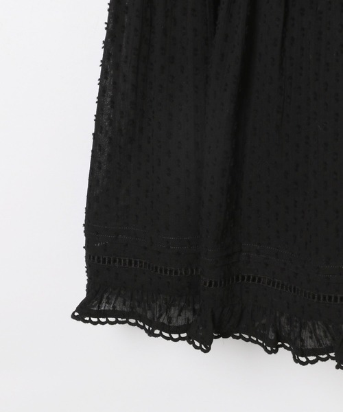 Heather(ヘザー)の「ドビーレースキャミミニワンピース 326289(ワンピース・レディース・オフホワイト/ブラック・FREE)」の7枚目の写真