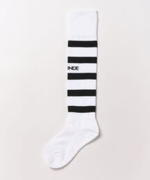 GRANDE FOOTBALL PRODUCTS（グランデフットボールプロダクツ）の「【ジュニア＆女性～大人サイズ対応】GRANDE.F.P　ベーシック．ボーダーフットボールソックス（ソックス/靴下）」