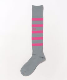 GRANDE FOOTBALL PRODUCTS（グランデフットボールプロダクツ）の「【ジュニア＆女性～大人サイズ対応】GRANDE.F.P　ベーシック．ボーダーフットボールソックス（ソックス/靴下）」