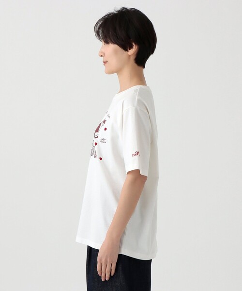 Afternoon Tea（アフタヌーンティー）の「Tシャツ/Cat's NapTime（Tシャツ/カットソー・レディース・オフホワイト・MEDIUM）」の3枚目の写真