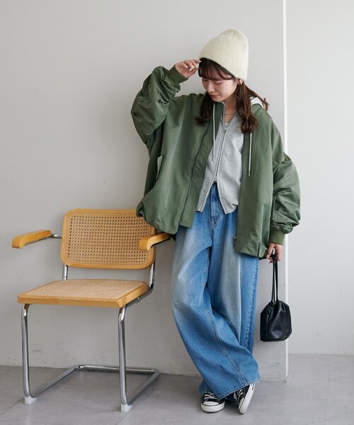 セール】【新色追加!/ユニセックス】ライトメモリーボンバーブルゾン