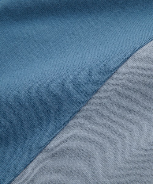 X-girl(エックスガール)の「SCRIPT LOGO ZIP UP TOP(ポロシャツ・レディース・ブラック/オリーブ/ブルー・S/M)」の9枚目の写真