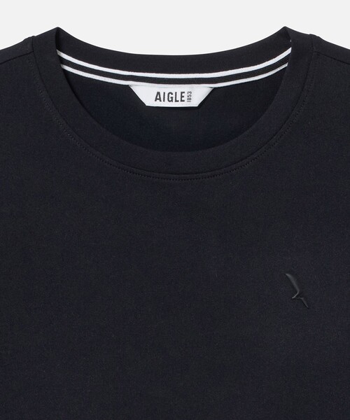 AIGLE（エーグル）の「UVカット 速乾 プライムフレックス半袖Tシャツ（Tシャツ/カットソー・レディース・ブラック/ホワイト・L/M/S）」の21枚目の写真