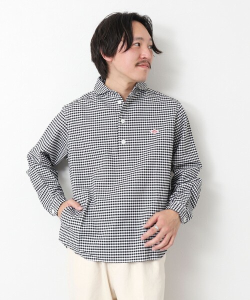 DANTON(ダントン)の「【DANTON/ダントン】ROUND COLLAR P.O SHIRT LS 25SS(シャツ/ブラウス・メンズ・ブラック系その他/ブルー系その他・40/42/44/38)」の17枚目の写真