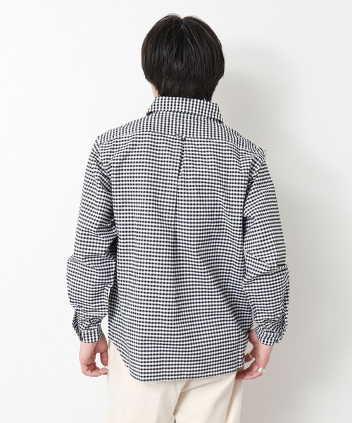 DANTON(ダントン)の「【DANTON/ダントン】ROUND COLLAR P.O SHIRT LS 25SS(シャツ/ブラウス・メンズ・ブラック系その他/ブルー系その他・40/42/44/38)」の20枚目の写真