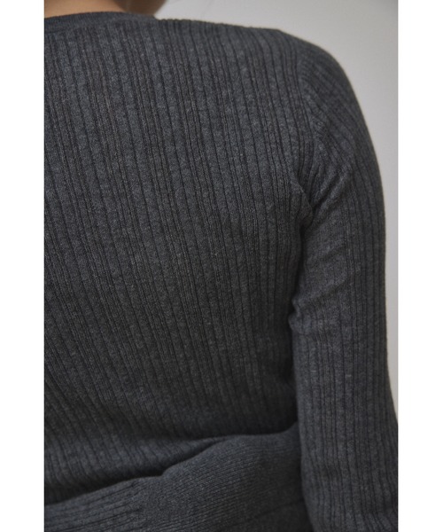 ニット セーター 「Abor」Random Rib Pullover/ランダムリブプルオーバー レディース Abor ニット セーター 「Abor」Random Rib Pullover/ランダム