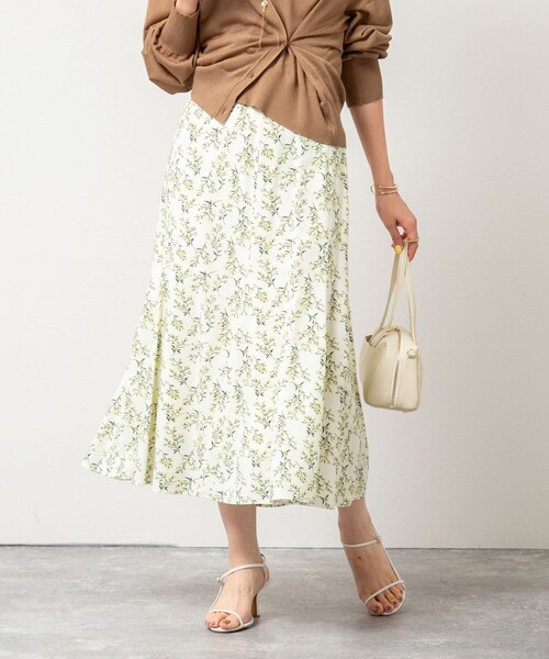 B324♡B393♡B251♡B048 セール】ミモザプリントフレアスカート（スカート）｜NOLLEY'S Sophi