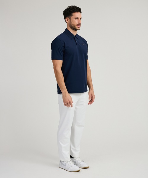 Saturdays Golf(サタデーズゴルフ)の「36G Pique SS Polo(ポロシャツ・メンズ・ホワイト/ネイビー/ブラック・L/M/S/XL)」の5枚目の写真