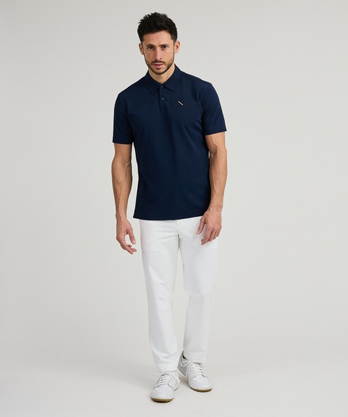 Saturdays Golf(サタデーズゴルフ)の「36G Pique SS Polo(ポロシャツ・メンズ・ホワイト/ネイビー/ブラック・L/M/S/XL)」の7枚目の写真