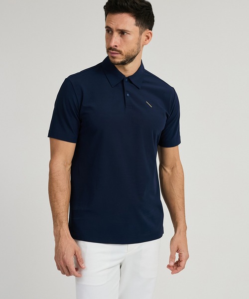 Saturdays Golf(サタデーズゴルフ)の「36G Pique SS Polo(ポロシャツ・メンズ・ホワイト/ネイビー/ブラック・L/M/S/XL)」の10枚目の写真